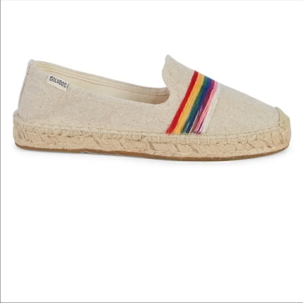 Soludos Pride Canvas Esapdrille Flat Slip on